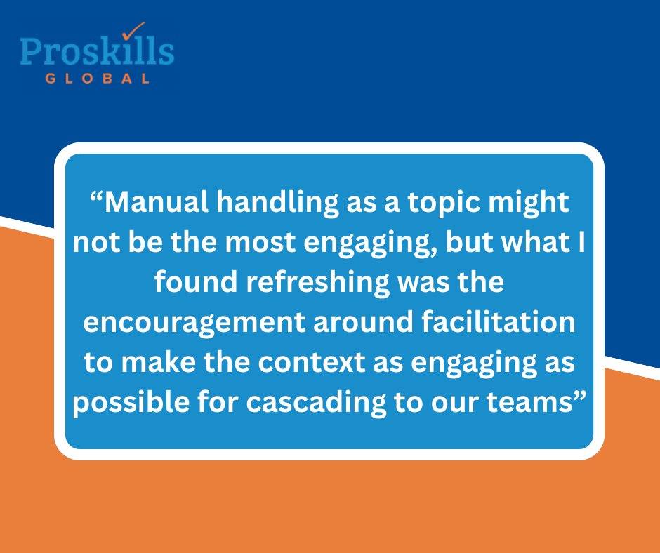 ProskillsGlobal's tweet image. 💬 Our clients choose Proskills Global for training that fits their industry and delivers real results.

Tailored. Engaging. Effective.

👉 Learn how we can help: proskillsglobal.co.uk/?utm_source=so…

#ClientSuccess #TrustedTraining