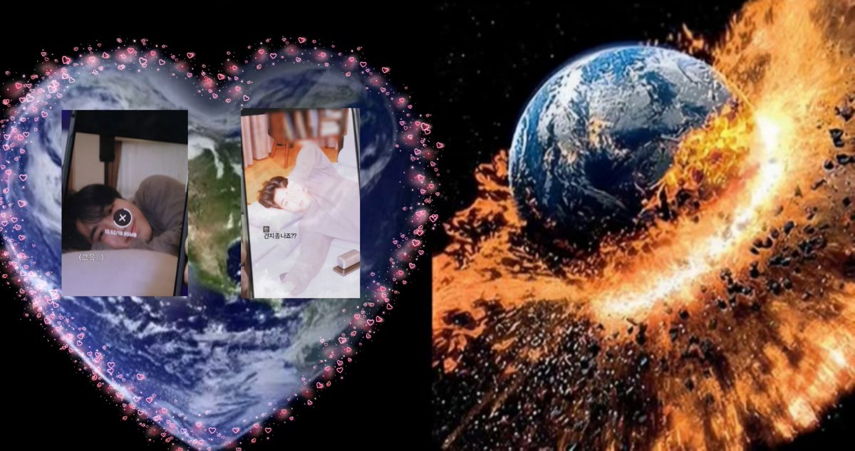 The world, if Chan                    The world, 
and Changbin post                if they don't                                        
these pics of Han:                        do it: