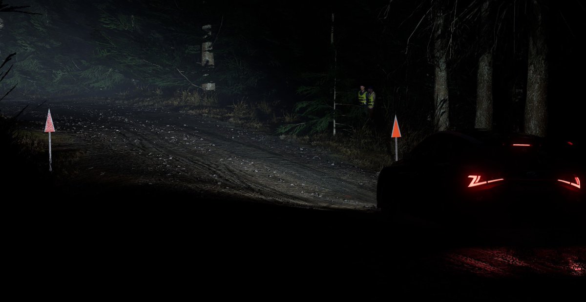 ライトが本当にリアルだわん！
怖いけど:(   ´꒳`;)
明日はナイトレインするからACRが出来ない💦
 #AssettoCorsaRally