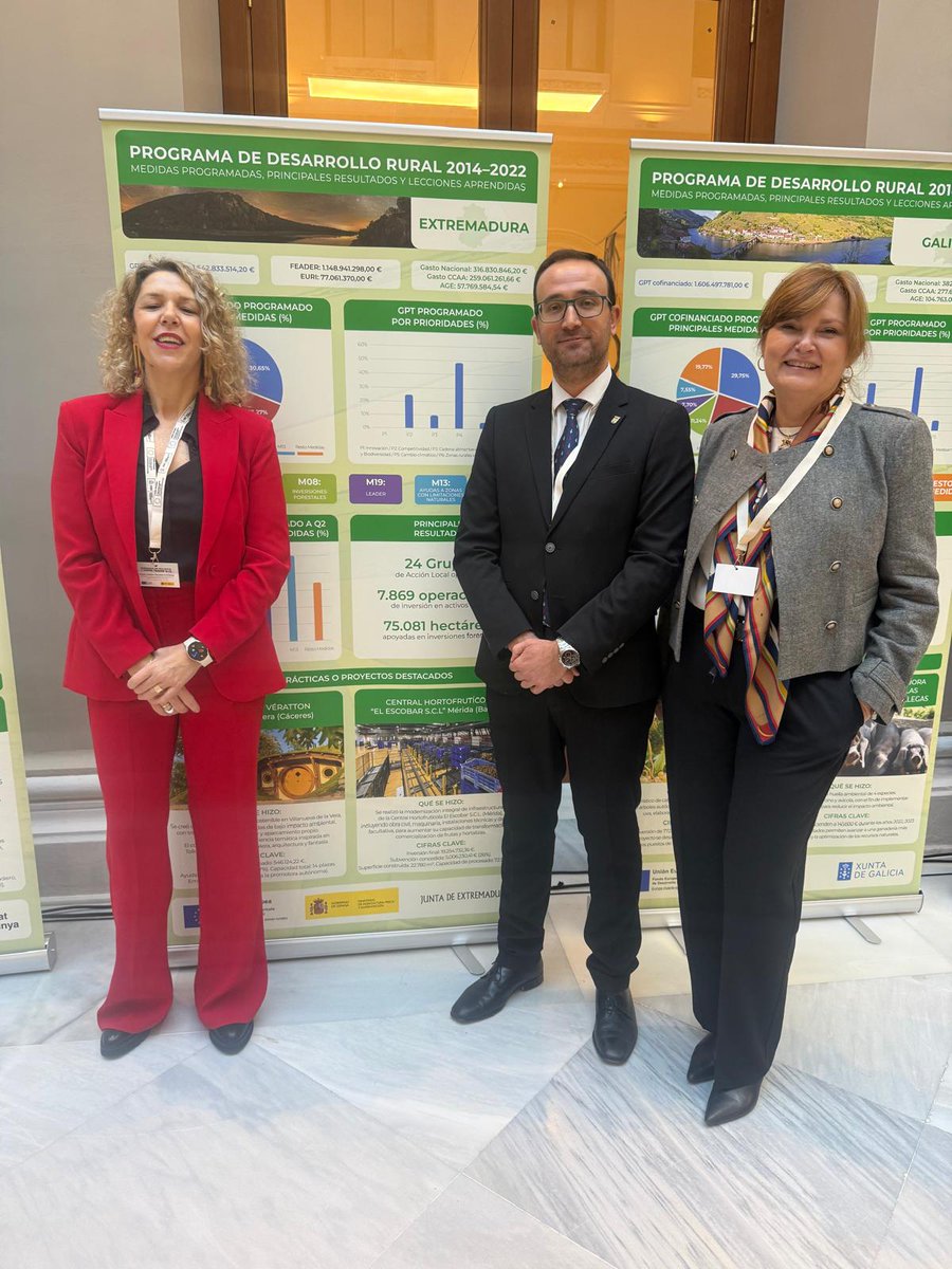agriculturaEXT's tweet photo. 🟢La DG de Desarrollo Rural de @Junta_Ex, Mª Ángeles Muriel ha participado en la reunión Reunión Trilateral del #PDR de #Extremadura y en la Plenaria del Examen Anual de los #PDRs celebrada en el @gobmapa coincidiendo con el cierre de los #PDR 2014-2022. https://t.co/LRTrngAD5h