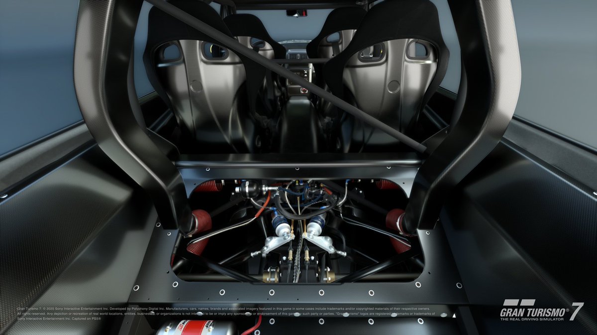 #GT7
ルノー エスパス F1 '95
5 ターボ、クリオ R.S. V6 24V、メガーヌ トロフィー等、この手のクルマに事欠かないルノーのモンスターマシンの頂点に位置するモデル。
グランツーリスモ2以来久々の登場。