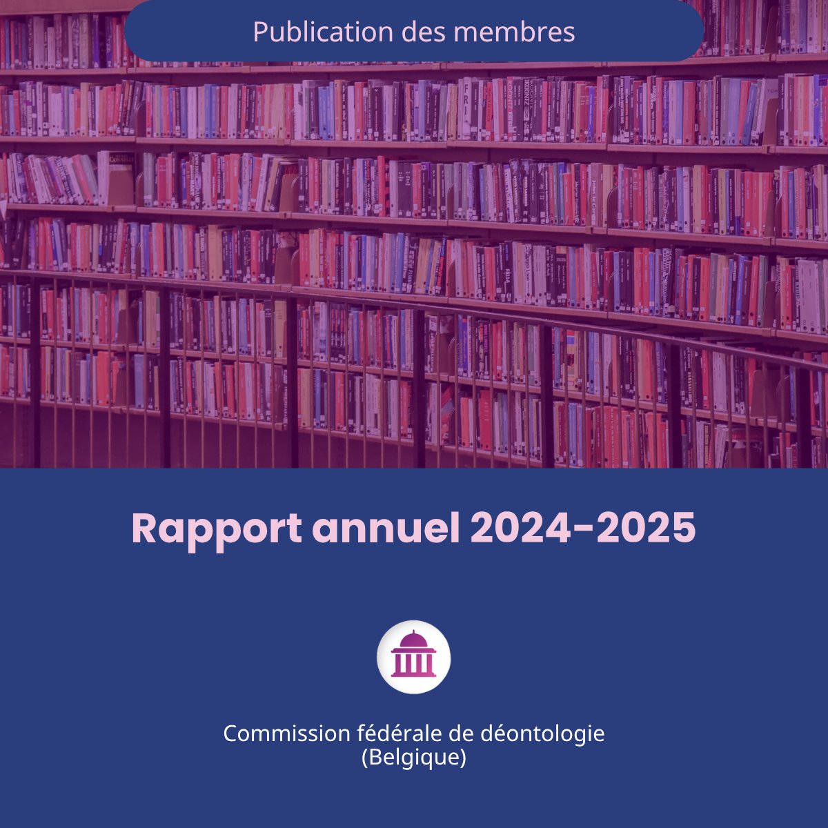 Le rapport annuel 2024-2025 de la Commission fédérale de déontologie de Belgique a été adopté en octobre dernier. Pour la première fois, la Commission y présente un tableau récapitulatif de ses recommandations et de leur état d’avancement.

📖 fed-deontologie.be/wp-content/upl…