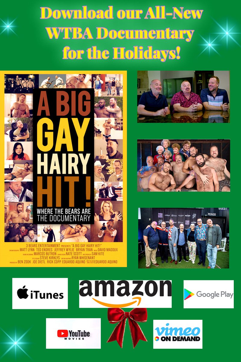 Hey Bears! Celebrate the holiday season by renting or buying our all new WTBA documentary! It makes for a great evening of viewing for you and your friends! Available on iTunes, Amazon, Google Play, YouTube Movies, and Vimeo on Demand with subtitles! Happy Holidays!