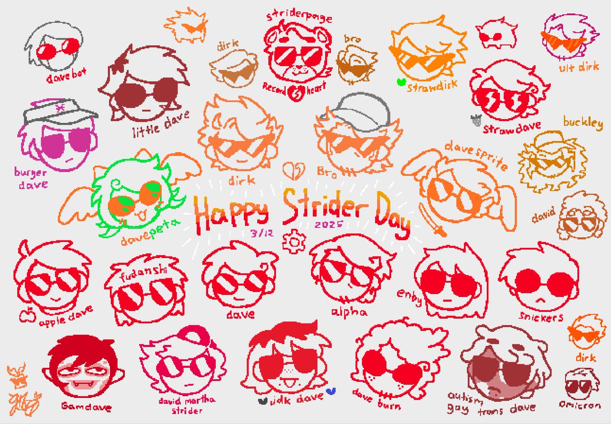 Happy birthday to the striders!!!!!!

(see more below!)
#homestuck
