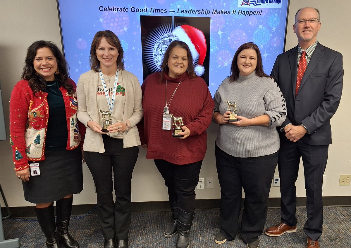 BrazosportISD's tweet image. For November student attendance, the GOAT (Greatest Overall Attendance Team) award went to Austin Elementary; and a tie between @CISCougars and @LJIPanthers! Great job students!! #FutureReady