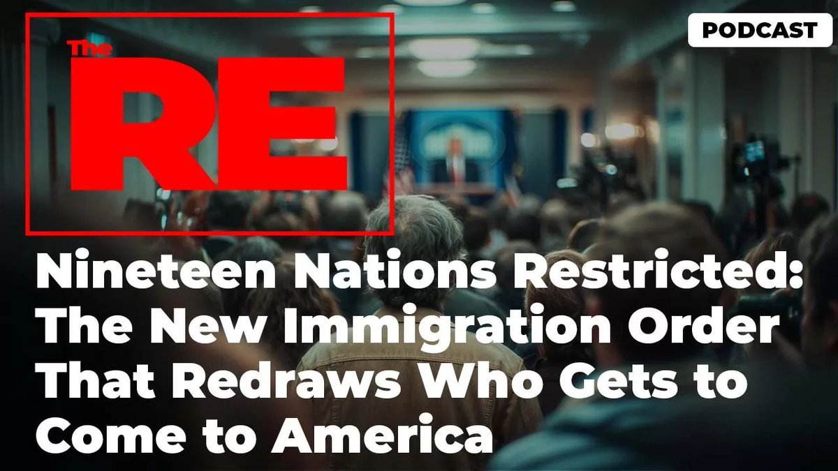 TheTruthProjec6's tweet image. The White House has restricted immigration pathways from nineteen countries. When you study the list, the logic begins to separate from the narrative. The story is not danger. The story is vulnerability.
Read more: the-truth-project.com/nineteen-natio…
#ImmigrationPolicy #NationalSecurity