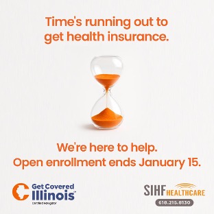SIHF_Health's tweet photo. The clock is ticking! If you need assistance finding a health plan that works for you, get connected with a certified application counselor near you! Don’t forget to enroll by December 15th, 2025. Last day of Open Enrollment is January 15th, 2026! https://t.co/6Ic2qQaY77
