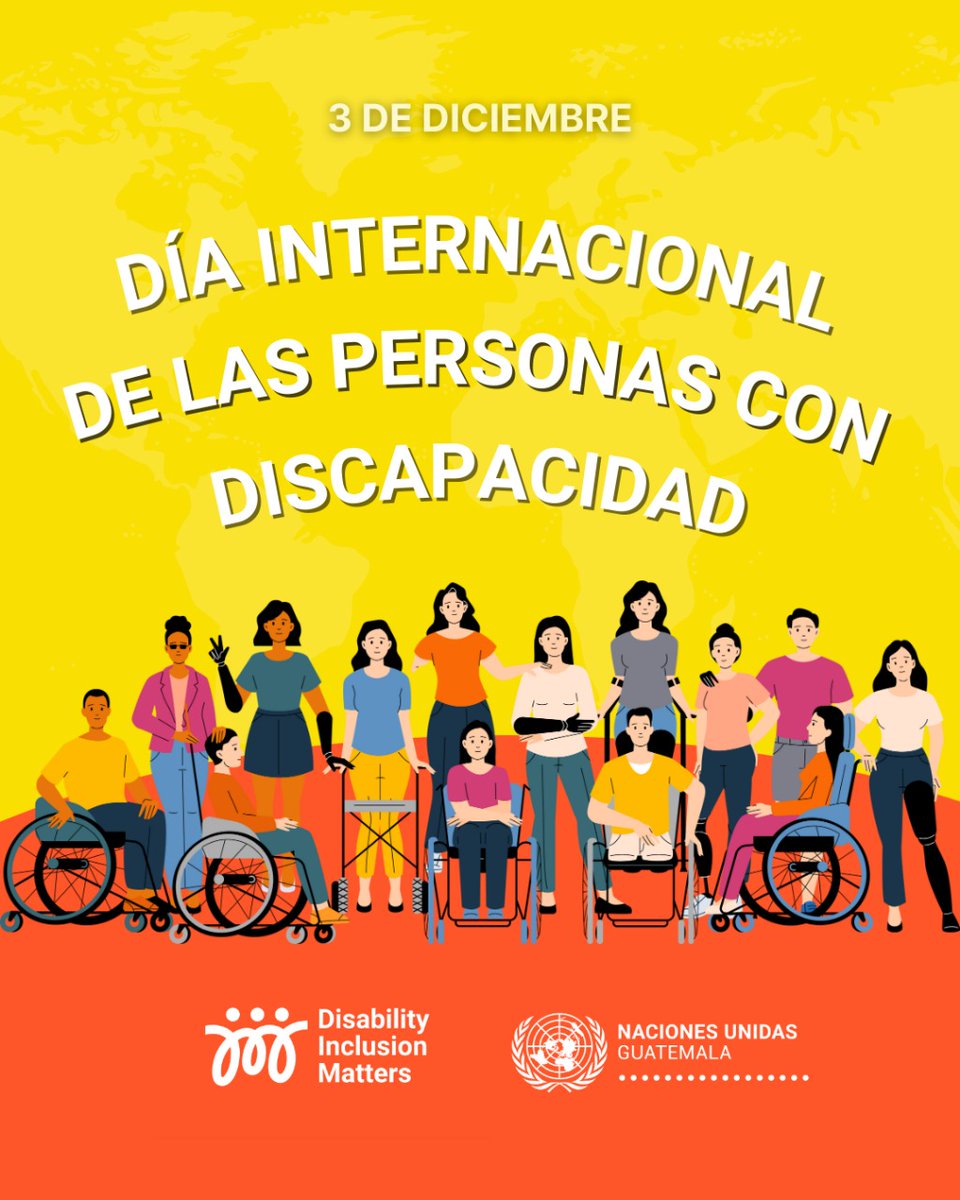 Hoy reafirmamos el compromiso de promover accesibilidad, igualdad y dignidad para todas las personas con discapacidad. 
#Discapacidad 
#Inclusión 
#PersonasConDiscapacidad
<a href="/CONADI_Gob/">CONADI</a> <a href="/Oacnudh_GT/">OACNUDH Guatemala</a> <a href="/copadehgt/">COPADEH Guatemala</a>