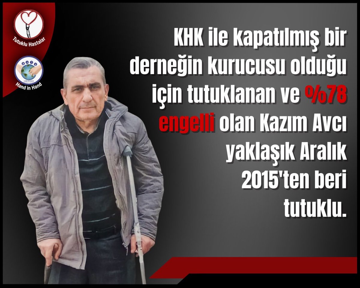 halime88901's tweet photo. Aralık 2015´ten belli tutuklu.

#3AralıkDünyaEngellilerGünü

EngelliTutsaklara Tahliye https://t.co/vKqMHVxD2f