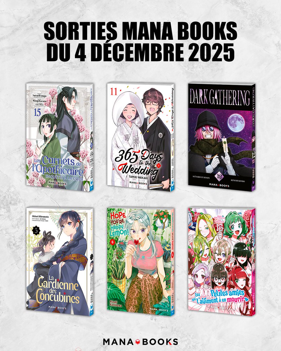 [ ✨SORTIES MANA BOOKS✨ ]

Quel titre attendiez-vous ? 😏