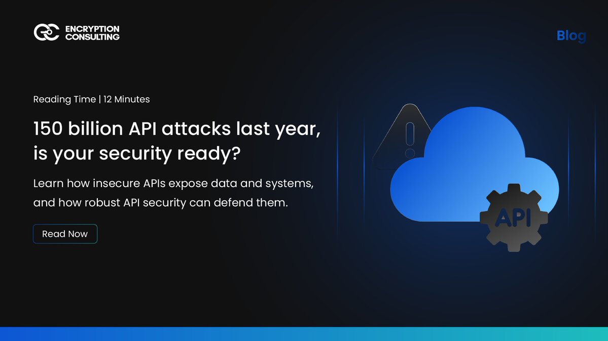 encryptioncons's tweet image. Discover the details on architectural guardrails, compliance requirements, modernization steps, and how teams can operationalize API security at scale with our blog.

Read More: ow.ly/r1TJ50XBsT3

#EncrptionConsulting #APISecurity #APIProtection #Cybersecurity #ZeroTrust…