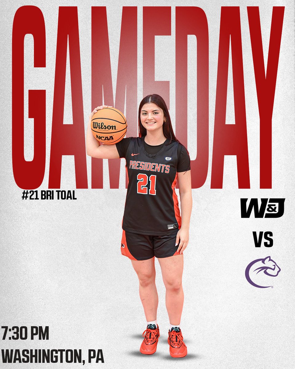 BACK IN BLACK! ⚫️

📍 Washington, Pa. / Salvitti Family Gymnasium
🆚 Chatham (PAC Opener / Blackout)
🕒 7:30 PM
📺 gopresidents.com/coverage

#PrezPride