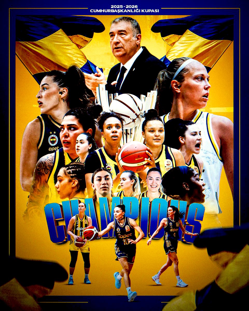 TEBRİKLER KRALİÇELER .! 🫡
FENERBAHÇE OPET! 🏀⛹️‍♀️💛💙🏆

#PotanınKraliçeleri <a href="/Fenerbahce/">Fenerbahçe SK</a> 🇹🇷🌿