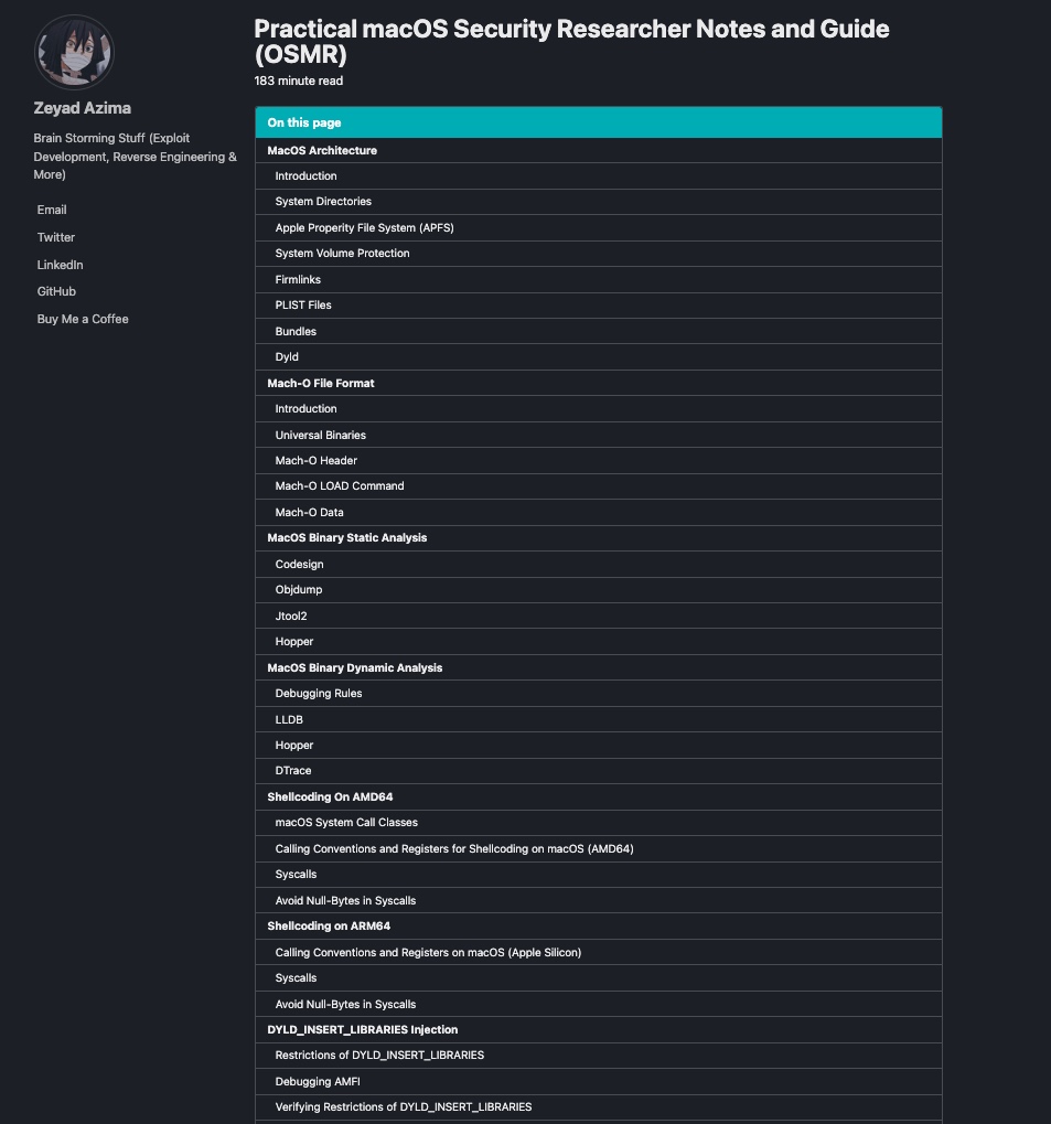 Last year, I released my comprehensive notes for the Offensive Security Exploit Developer (OSED) course. Those notes were essentially a hands-on, step-by-step practical guide that walked users through the entire process of crafting exploits from scratch. It was designed to be a