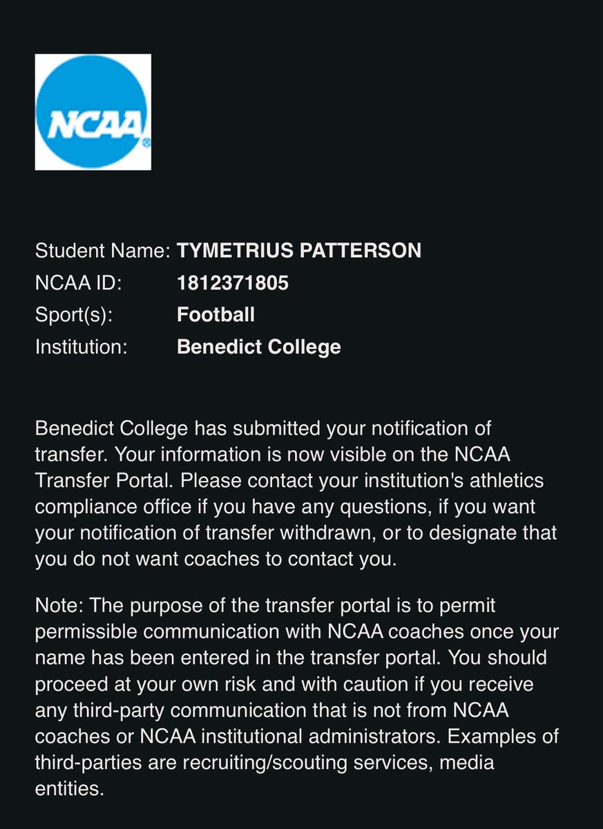 hitstxxck's tweet image. Entering the transfer portal❗️❗️with 1 year of eligibility left