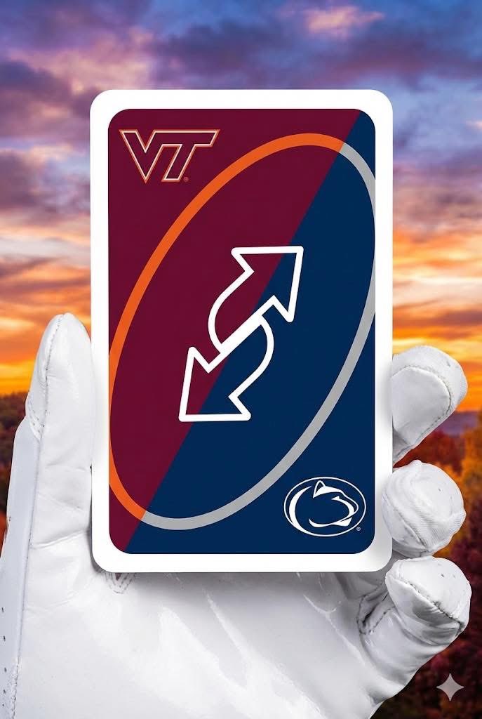 MattBolling's tweet photo. This is how I’d sum up the past week for @coachjfranklin and @HokiesFB. #Hokies https://t.co/dcy3gPbYtq