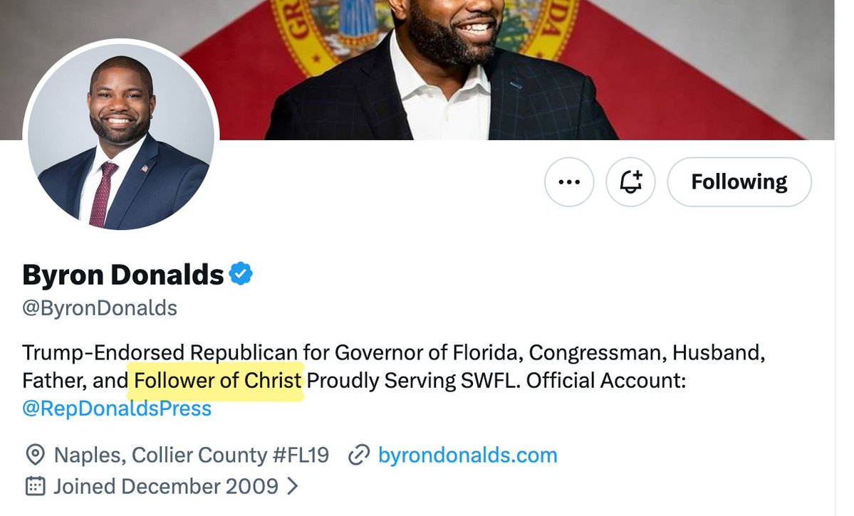 iOSDeveloperGuy's tweet image. WHOA?! 🚨 Byron Donalds PRO-ABORTION??

Byron Donalds REFUSED to stand up against FL Amendment 4...

... which allowed abortion UP TO BIRTH

WHO ARE YOU REALLY fighting for, Byron? Because it’s clearly not Florida families.

@j_fishback is the obvious choice for FL governor