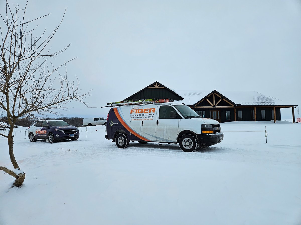 As an <a href="/NTCAconnect/">NTCA-The Rural Broadband Association</a> #SmartRuralCommunityProvider, we know reliable work from home performance starts long before you open your 💻. Even in the #snow, our techs are making sure every 🏠 in our rural communities has strong, consistent #FiberInternet they can depend on.