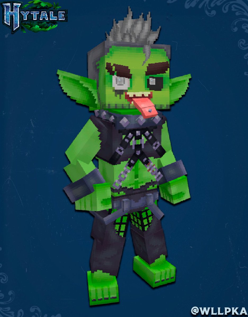 Commission para <a href="/SmuglyGoblin/">Smugly Goblin</a> 

#Hytale #HytaleFanart #Blockbench