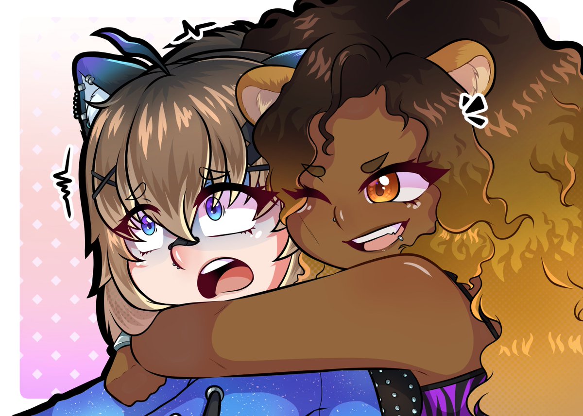 🔴LIVE on the purple site, Happy Wednesday!

Visiting the new wolves in Genshin then gaming with Rina &amp; Wild today! 💙

Art by the wonderful @.Pau_Stark 🎨

🔗➡️ twitch.tv/tatewolfz 🐺🌙