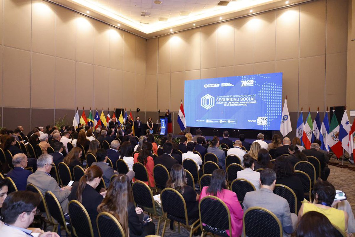 #XVIIICongresoOISS | Culminó en Asunción el XVIII Congreso Iberoamericano de Seguridad Social, un encuentro histórico que reunió a delegaciones de los 22 países de la región en el marco del 70° aniversario de la <a href="/OissSec/">OISS</a>.

La ministra de Trabajo, <a href="/monicarecalded/">Monica Recalde</a>, destacó que