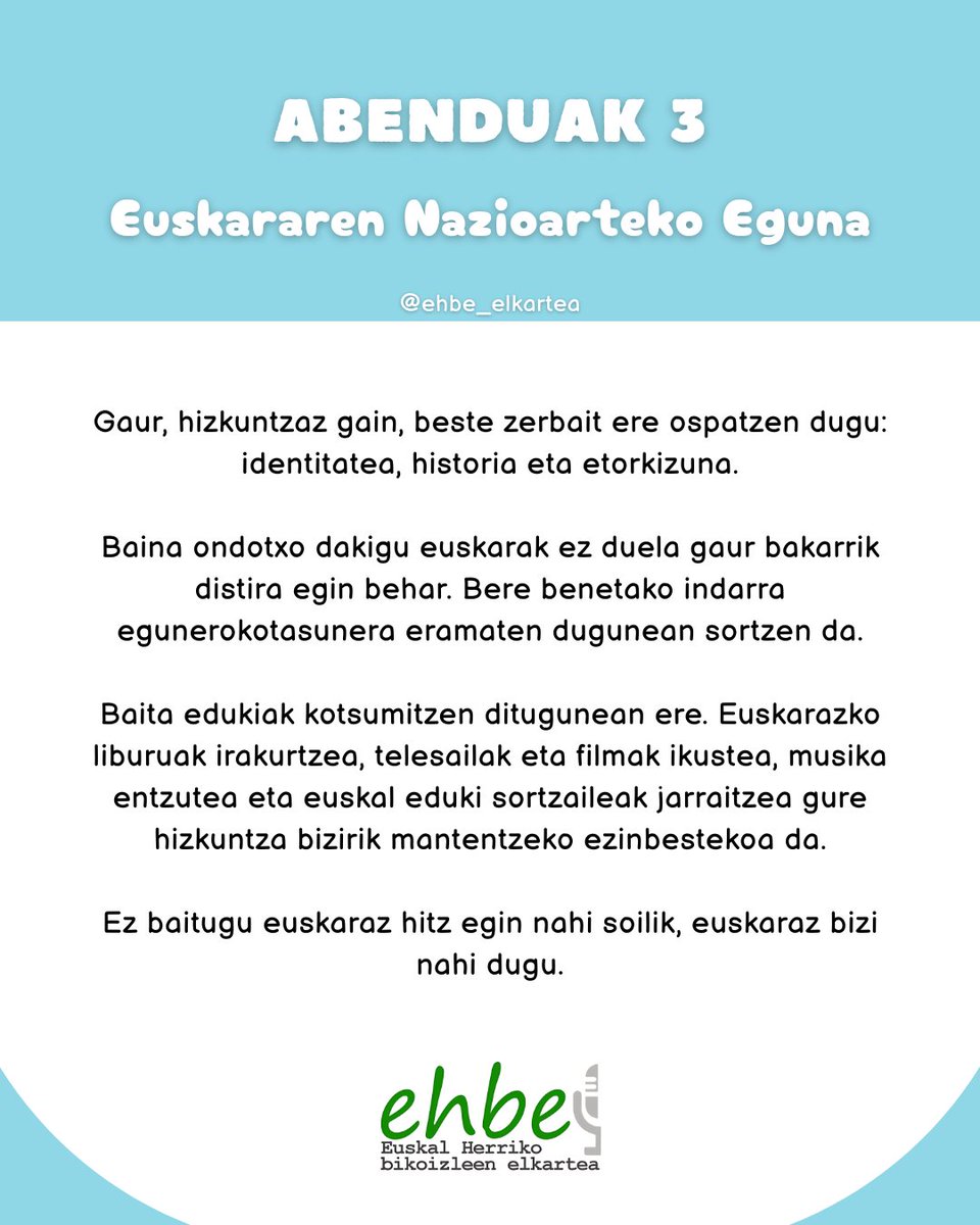 ehbe - Euskal Herriko bikoizleen elkartea tweet media