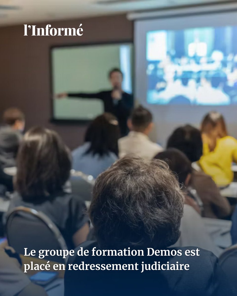 🔴Le groupe de formation Demos est placé en redressement judiciaire, révèle @deye_inside

Il avait été racheté en 2016 par le groupe chinois Weidong. Qui a transféré en début d’année ses actifs les plus rentables hors de son périmètre.

▶️l.linforme.com/yc2w7cks
