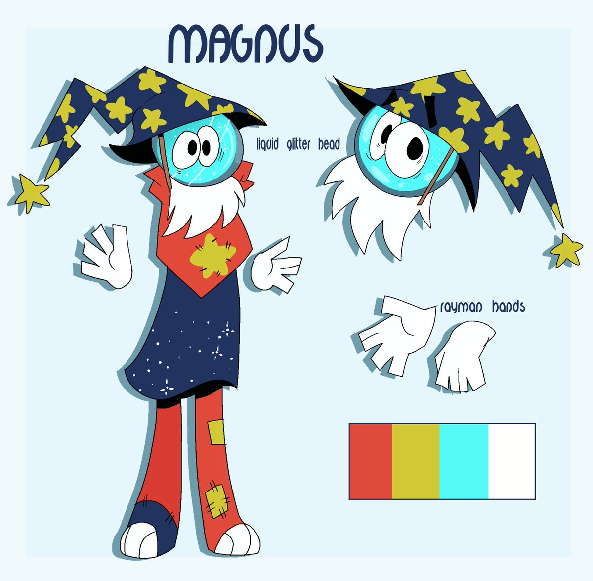Magnus! My little Goober made up of those old 'magic trick for kids!' sets #TADCFriends