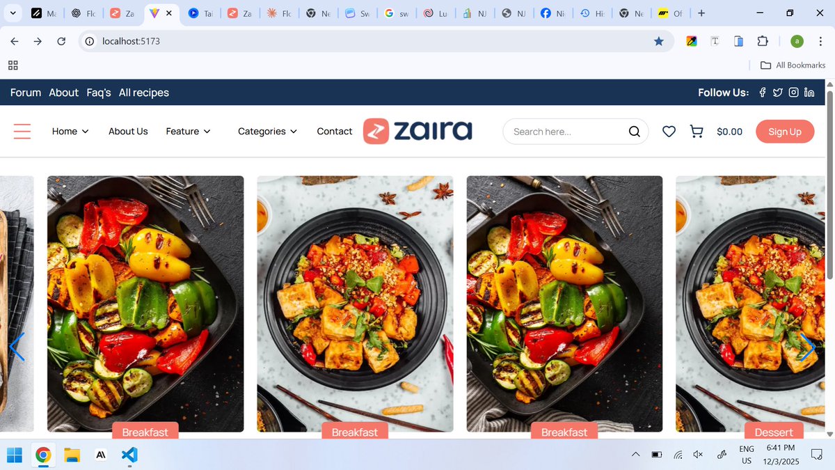 THEJASPERJAY's tweet image. Day 44 of 60 Days of Code
Today I worked on my hero page, used swiper.js, mapped the cards and added another section. It is finally coming together.
Tomorrow we go again.

#fyp #react #javascript #webdevelopment #swiperjs #frontenddeveloper #codingjourney