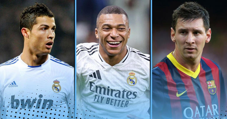 TouchlineX's tweet image. 🚨 𝗦𝗧𝗔𝗧: Kylian Mbappé has equalled Cristiano Ronaldo&apos;s 2012 record with the MOST goals in one calendar year (61 goals).

The all-time record with most goals in one calendar year still belongs to Lionel Messi (91).