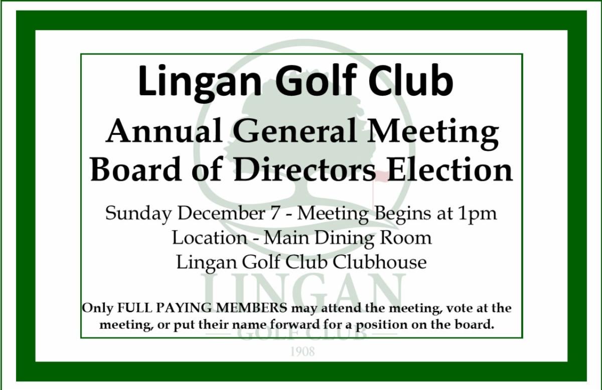 The AGM is this coming Sunday @ 1pm. See you all there!!