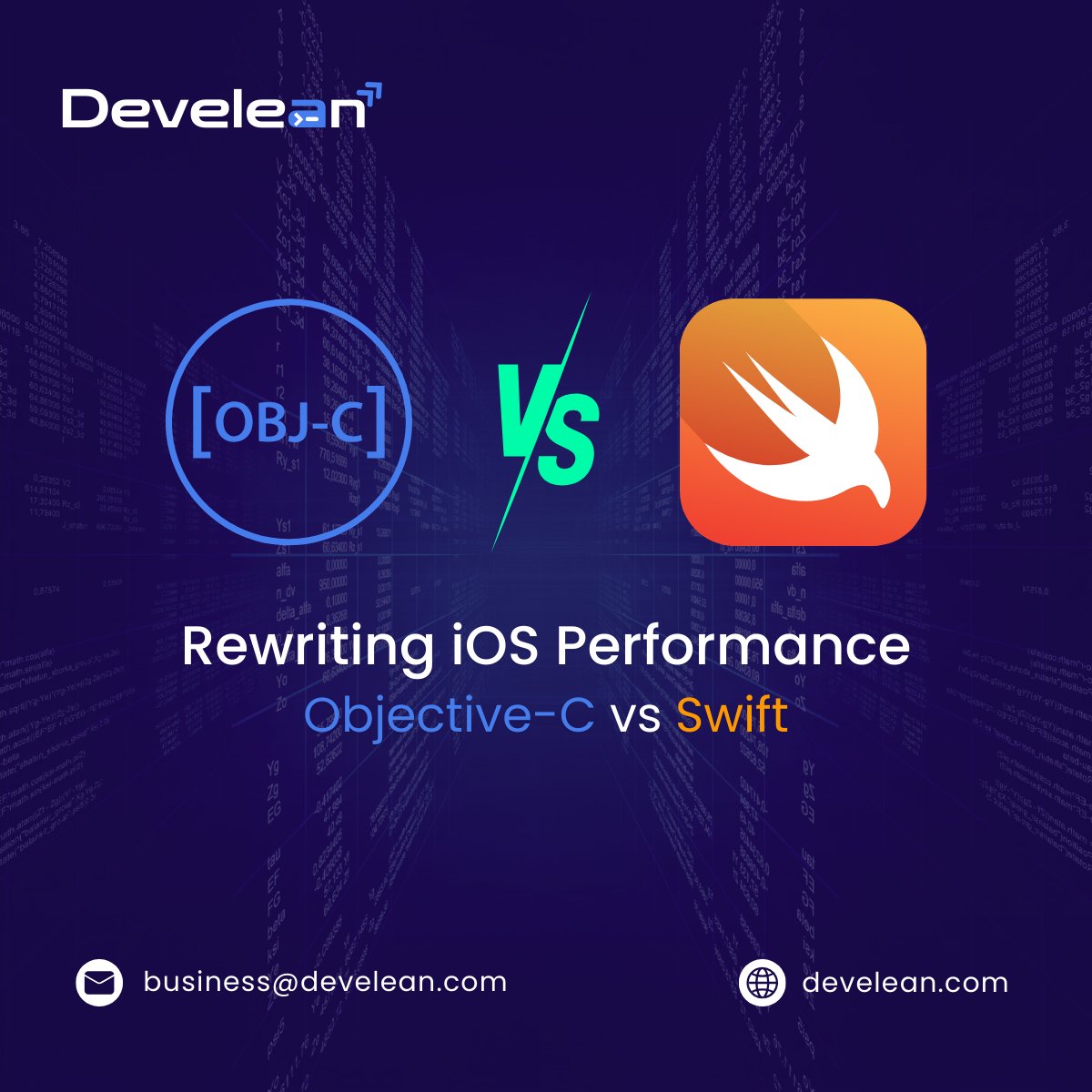 develean_llc's tweet image. ⚙️ Swift vs Objective-C — The iOS Shift

Objective-C is dynamic but risky and heavier.
Swift is faster, safer, and built for modern concurrency.
Both work together, but the future is Swift and Develean helps you transition smoothly.
#Swift #ObjectiveC #iOSDevelopment #Develean