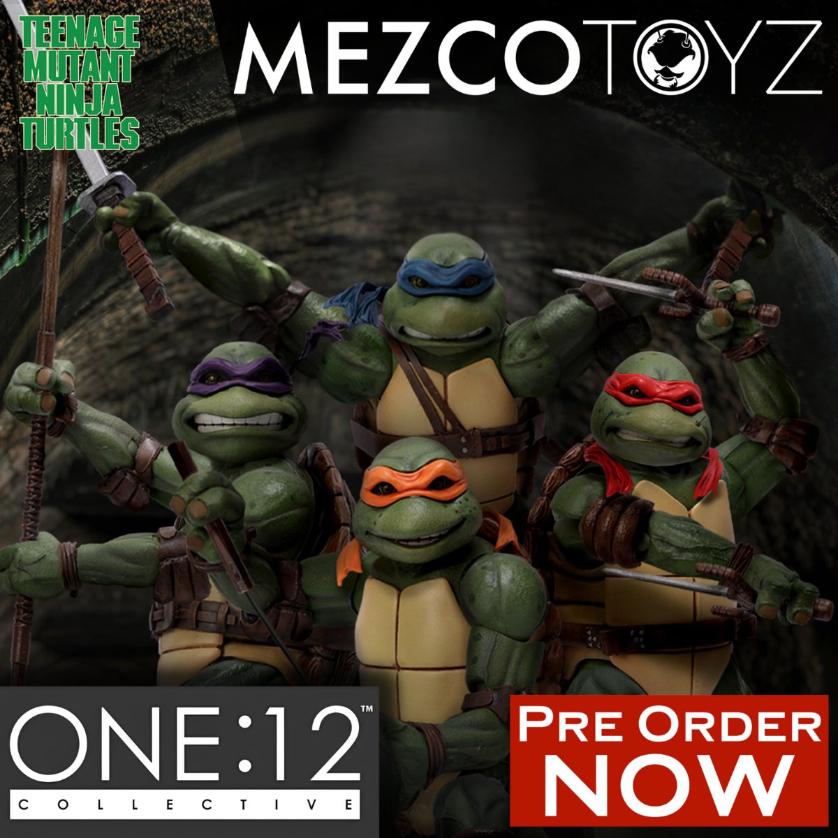 nerdzoic's tweet image. WHOA! The 1990 Turtles are coming to Mezco! If you remember how things went with the last Mezco TMNT 4-Pack then you are going to want to Pre-Order these ASAP while you still can! nerdzoic.com/collections/me…