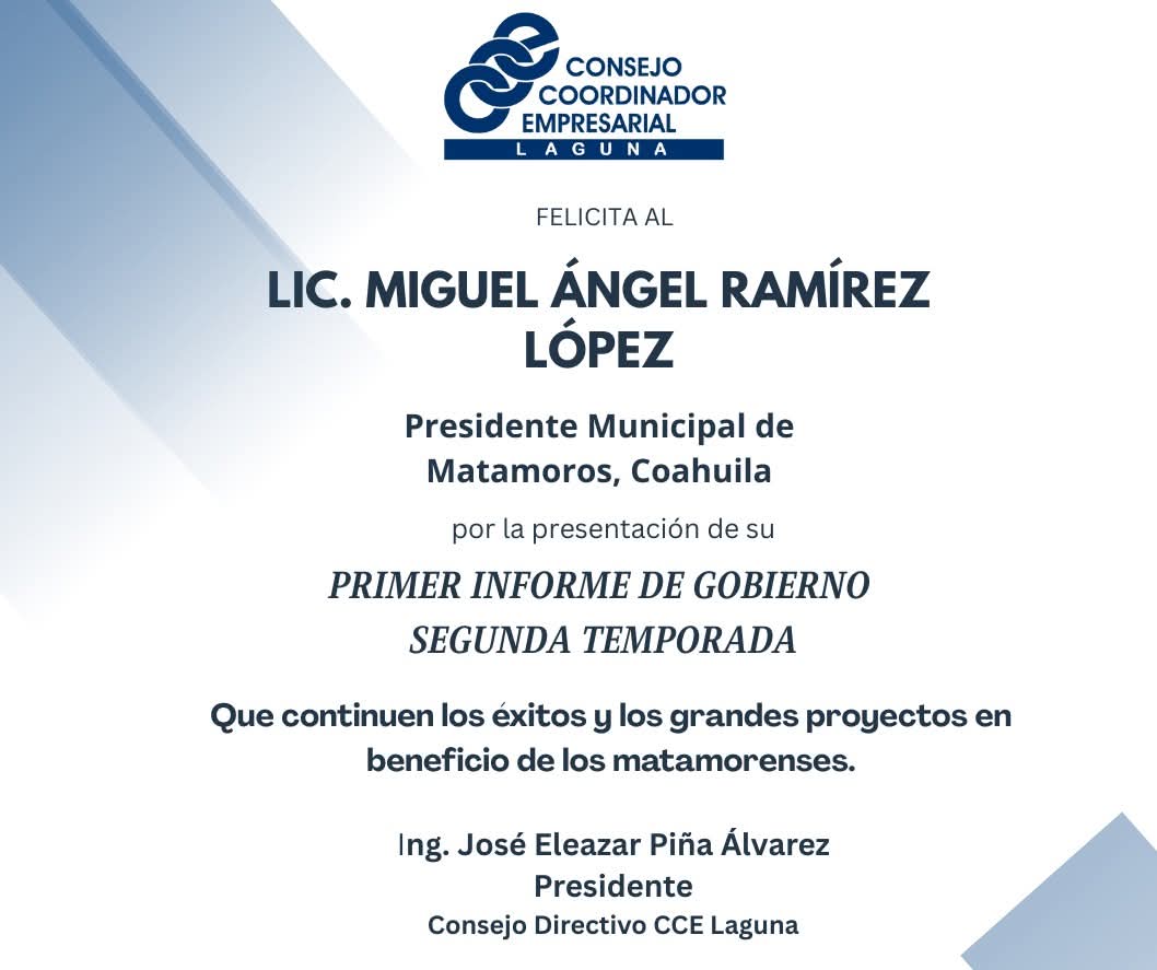 Consejo Coordinador Empresarial de la Laguna tweet media
