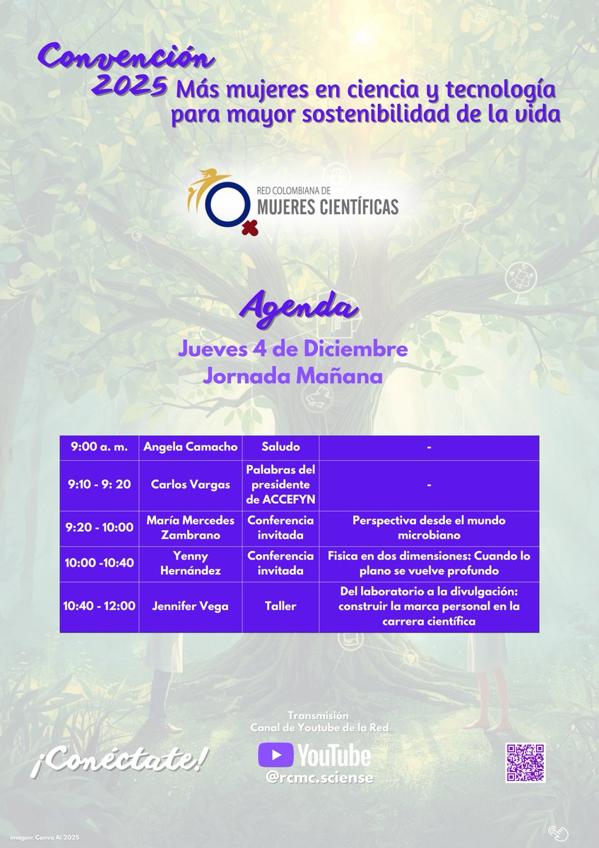 Red Colombiana de Mujeres Científicas tweet media