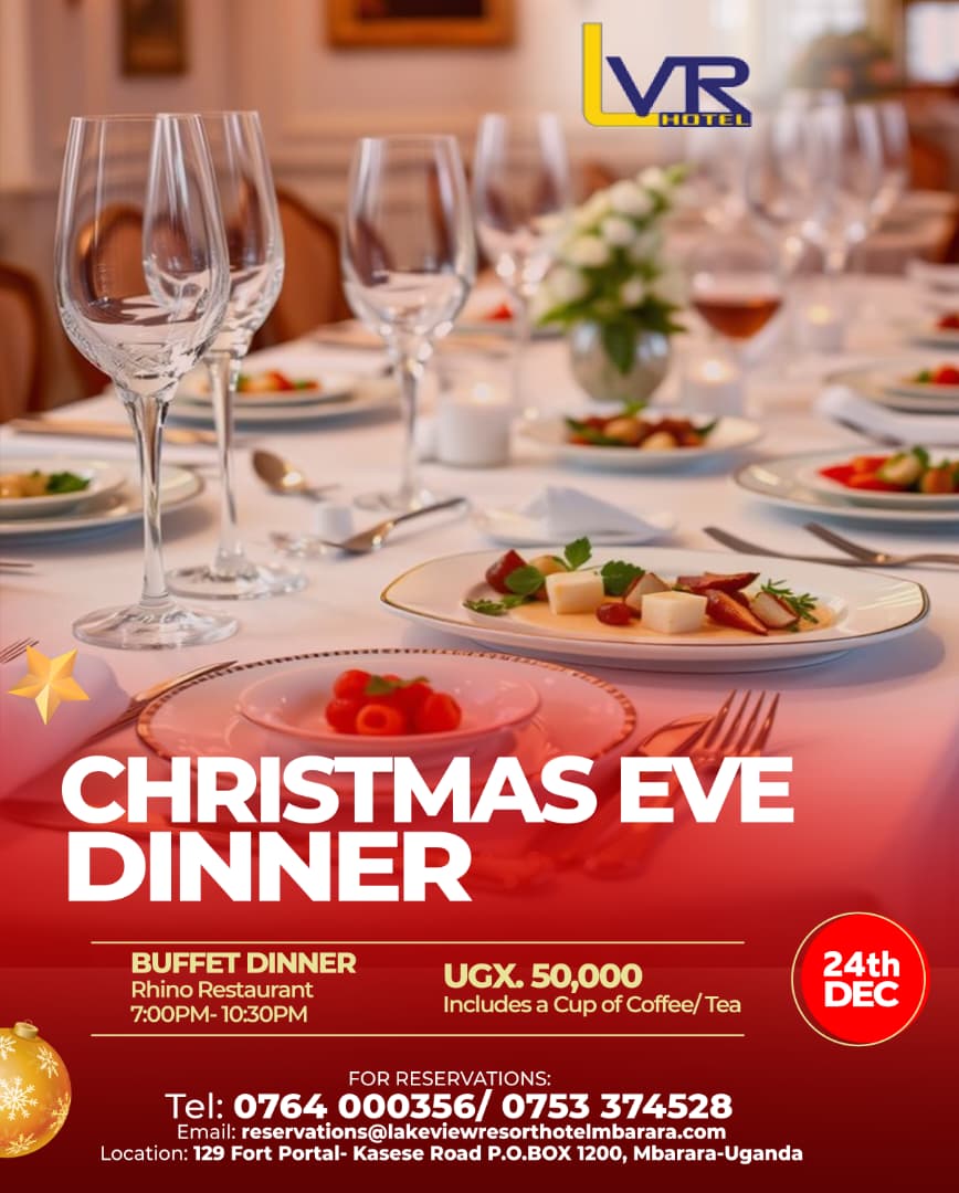 "Savor the magic of Christmas Eve at LVR Hotel's festive buffet dinner on December 24th, where delicious flavors and warm hospitality come together to make your holiday celebration truly unforgettable."