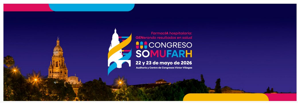 III CONGRESO #SOMUFARH2026 en #Murcia <a href="/AUDITORIOMURCIA/">Auditorio Regional Víctor Villegas</a> os esperamos el 22 y 23 de mayo de 2026. 
Toda la información aquí: congreso3.somufarh.es
Organiza <a href="/MoralesFarmacia/">Farmacia Morales Meseguer</a>