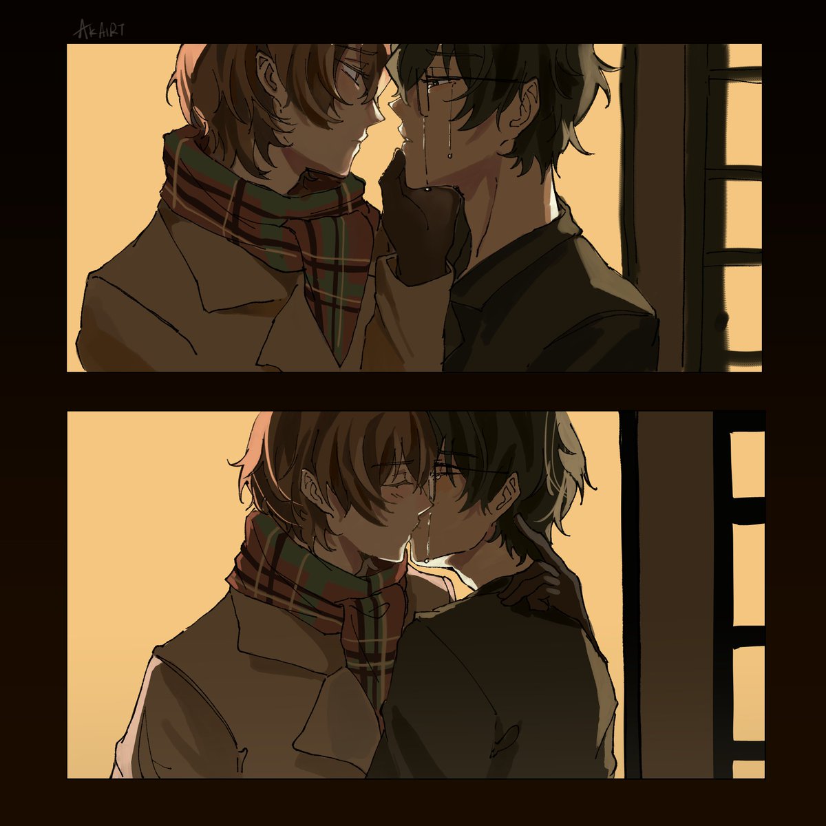 akairt's tweet photo. i can’t win against you
#akeshu #明主 #主明 https://t.co/QCT401jY6p