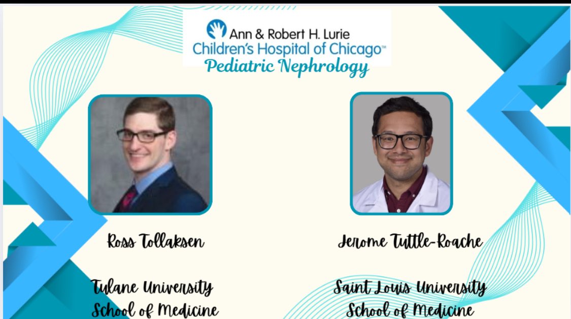 lurie_neph's tweet photo. Congratulations and welcome to our newest PedsNeph fellows at @LurieChildrens @LuriePedFellows !!! 
We are so excited for you to join our team!! ✨ https://t.co/po4osLBpXT