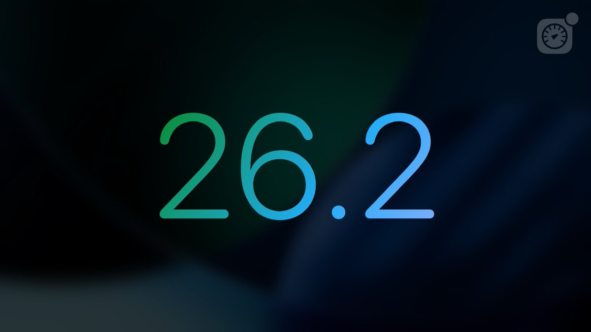iSpeedtestOS's tweet image. iOS 26.2 RC has been released by Apple!
Build: 23C52

You can opt in to public beta updates in Settings/General/Software Update/Beta Updates. More details: x.com/iSpeedtestOS/s…

#iOS262RC