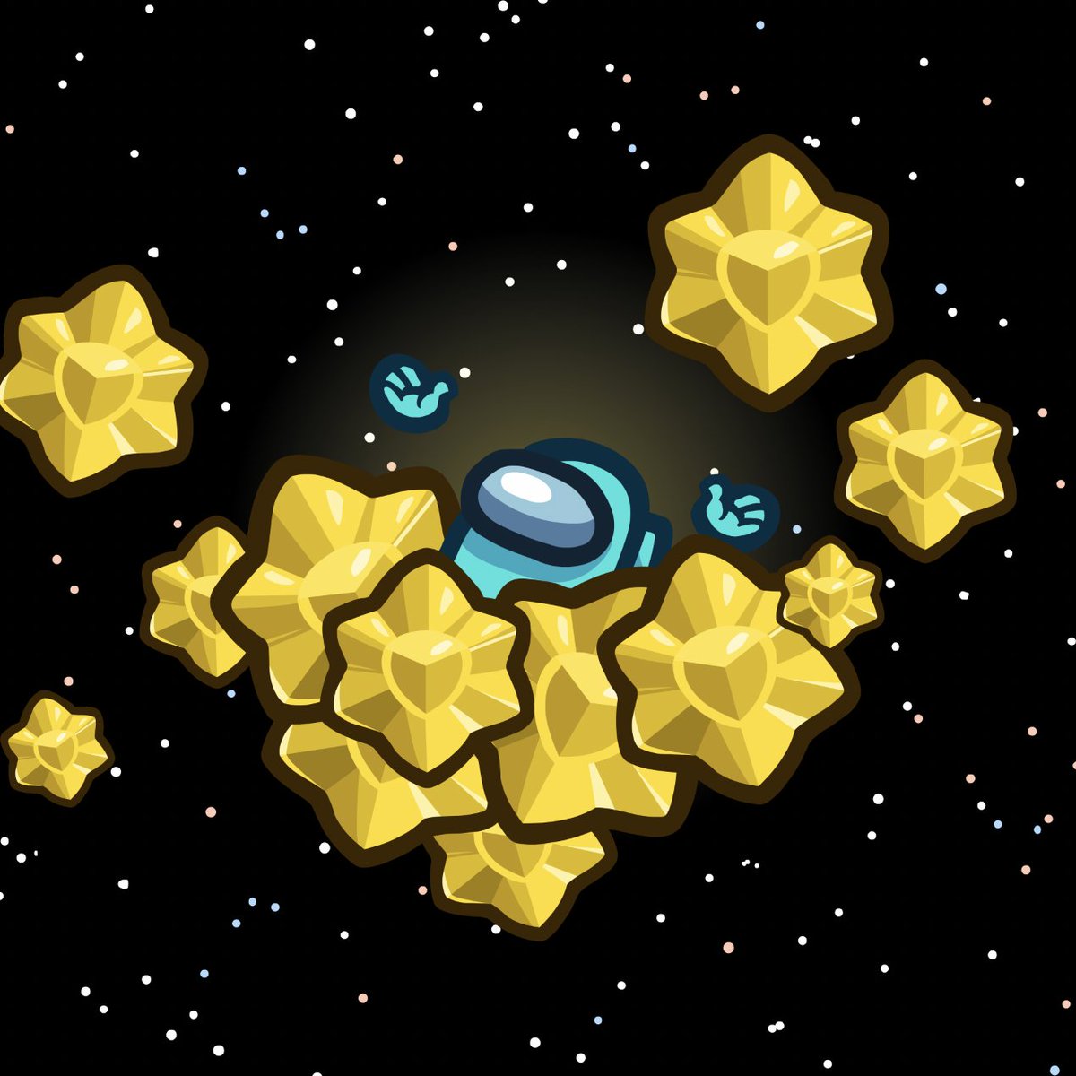 AmongUsGame's tweet image. update v17.1.1 is out for mobile players!  

📱 ad rewards are slowlyyy rolling out on Android &amp;amp; iOS 
👂 we heard ur cries about wanting a diff way to get Stars 
🌟 if u watch an ad, u get 1 Star 
‼️ ads are SUPER OPTIONAL - no interruptions to tasks! 

more info below ⬇️