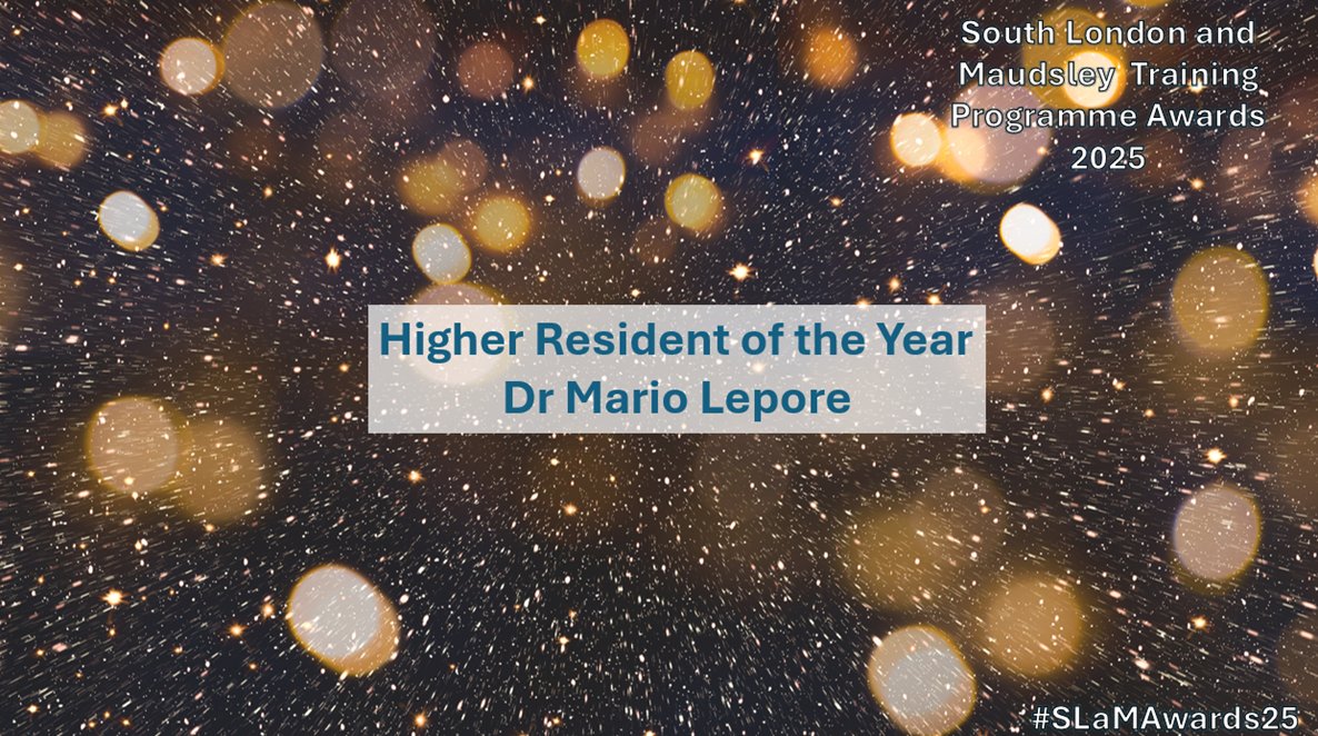 Maudsley Training Programme tweet media