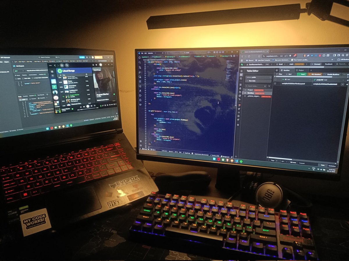 FrostbytHitsuG's tweet image. Tested all the crud operations and all of them completely working @supa_community  is good 
#backendengineering