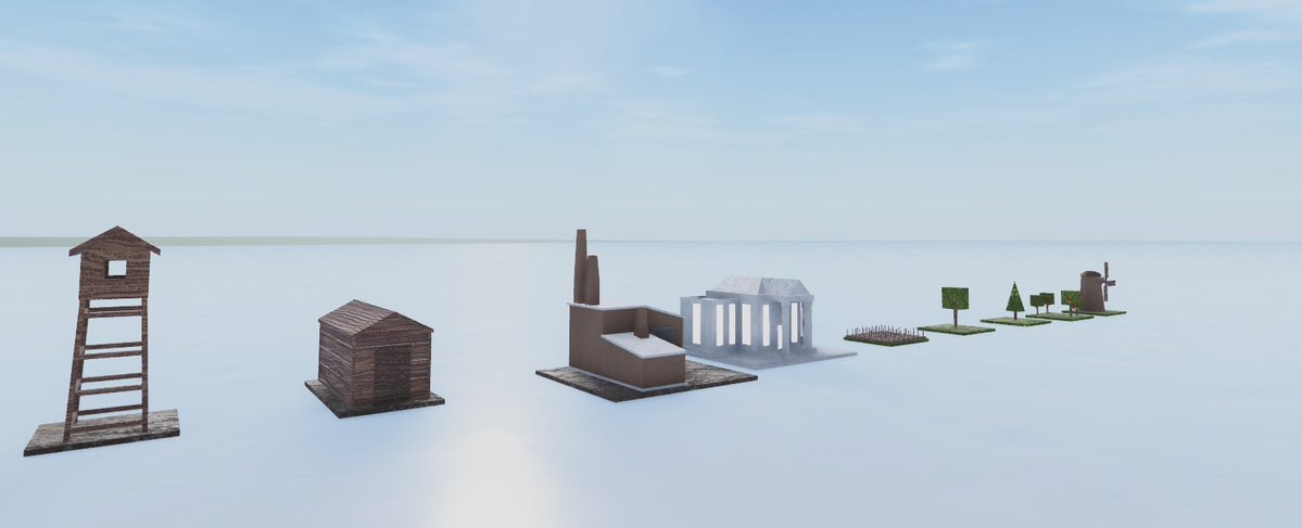 BoneBrokenz's tweet image. And they are... finished!

Our upcoming game &quot;Build an Empire&quot; is set to release on the 23rd of december!

Here is a showcase of the release content that will be present during launch day!

#ROBLOX #RobloxDevs #robloxdeveloper #developer #UGC #gamedevelopment