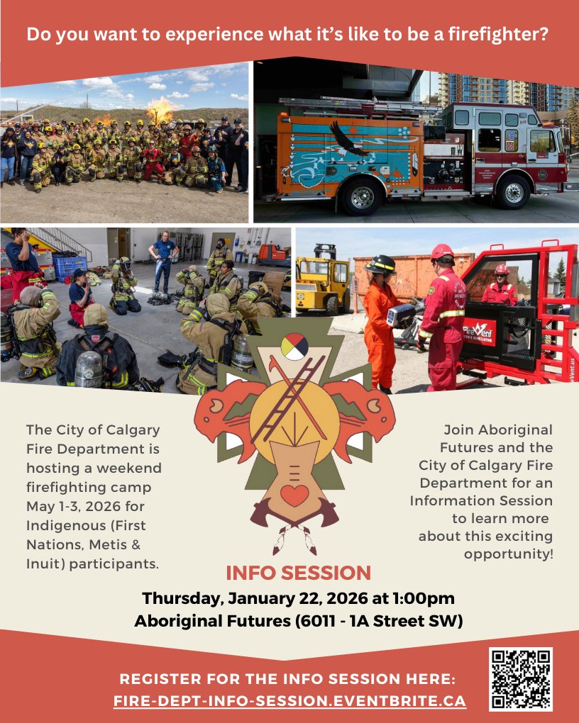 City of Calgary Fire Department Info Session on January 22nd

To Register visit: fire-dept-info-session.eventbrite.ca