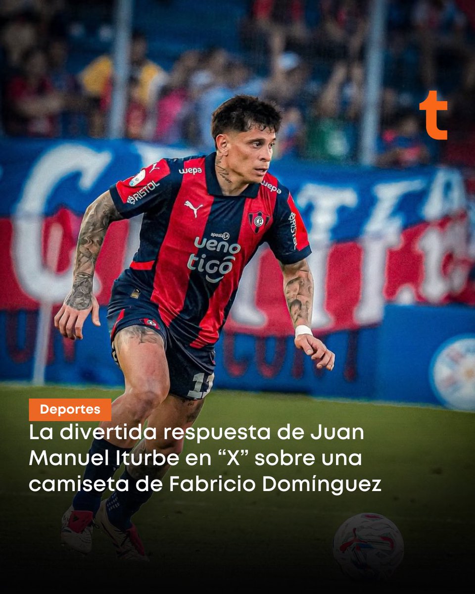 trecepy's tweet image. 🔴🔵El peculiar posteo de Juan Manuel Iturbe en “X” sobre Fabricio Domínguez.

👉🏻Un usuario de la red social ofreció la camiseta del Lateral pero atención a la respuesta del extremo azulgrana 😂.

#TreceDeportes #Trece #SiempreConectados