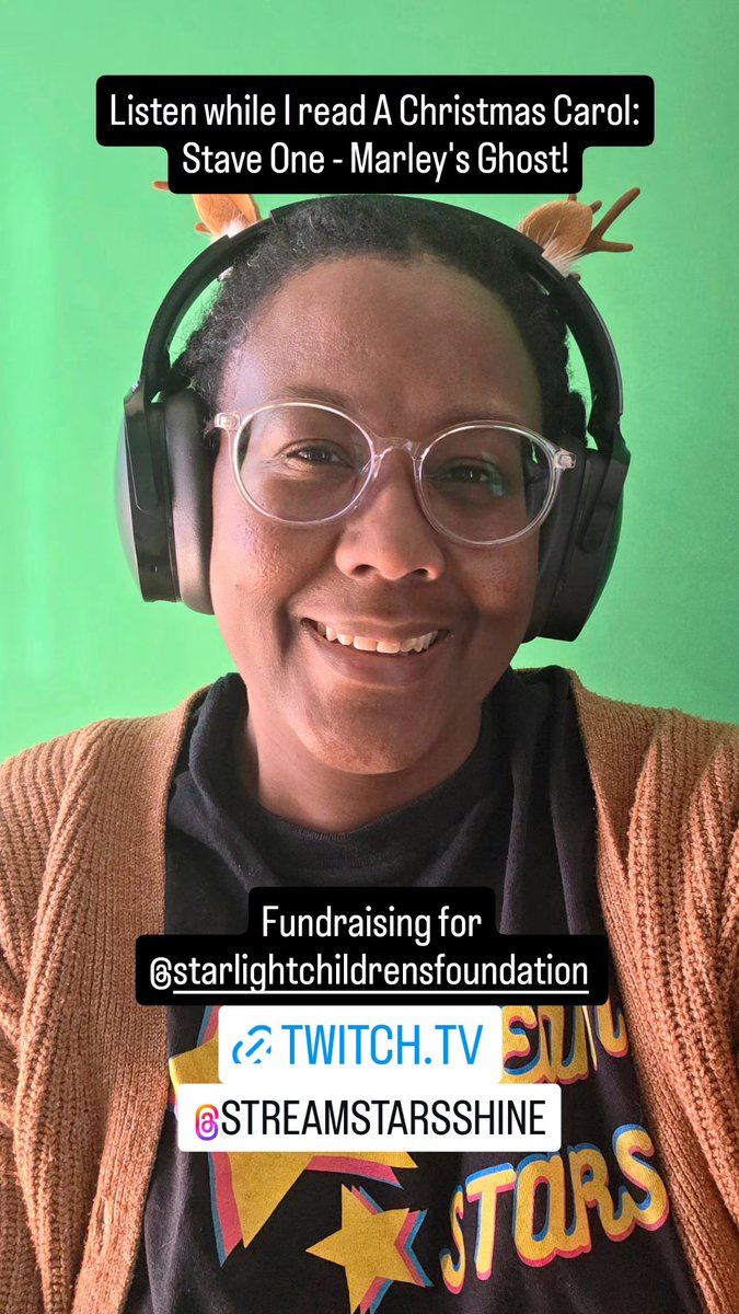 Listen to me read A Christmas Carol: Stave One - Marley's Ghost! Fundraising for Starlight Children's Foundation! #charity #books #twitch