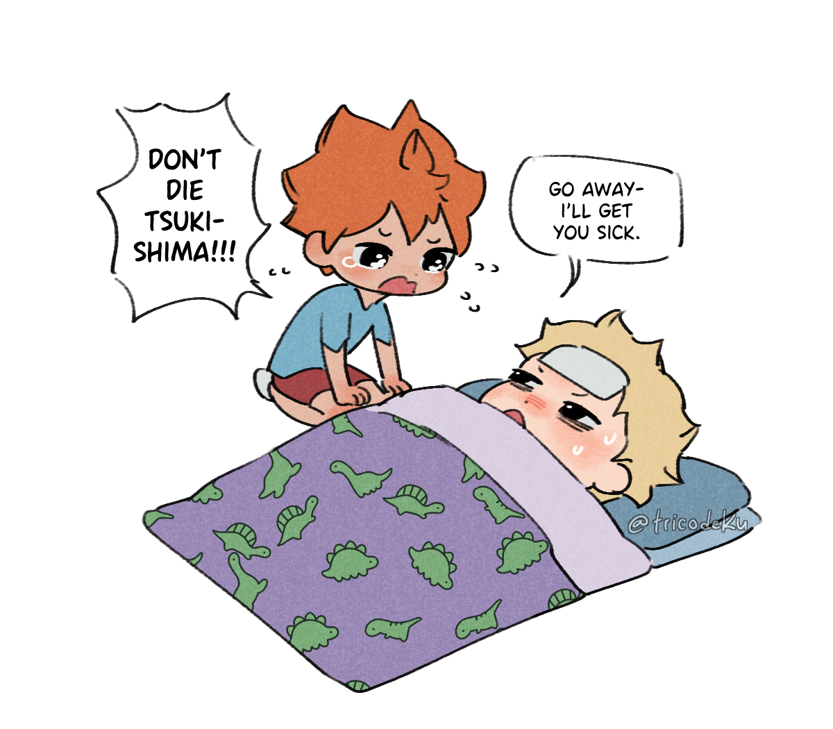 tricodeku's tweet image. 🤒 #tsukihina