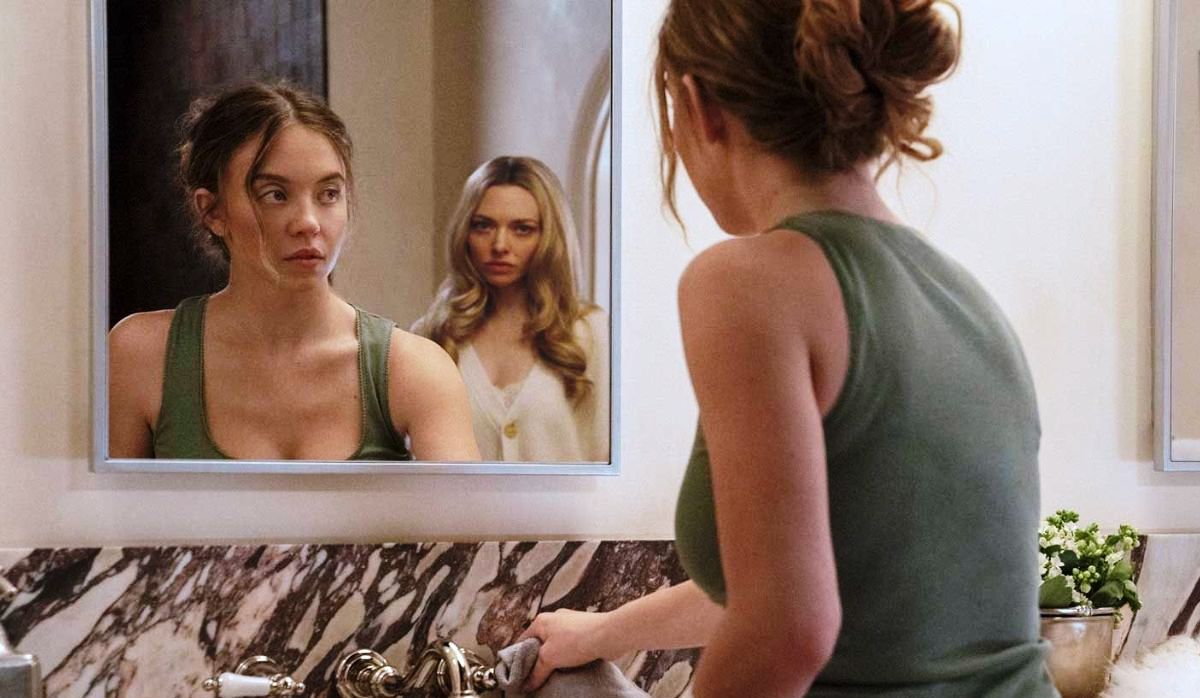 GrapeScreen's tweet image. The Housemaid movie is coming on Dec 19, 2025! 

Sydney Sweeney and Amanda Seyfried together in a gripping psychological thriller. 

Detailed Info -[ grapescreen.com/sydney-sweeney… ]