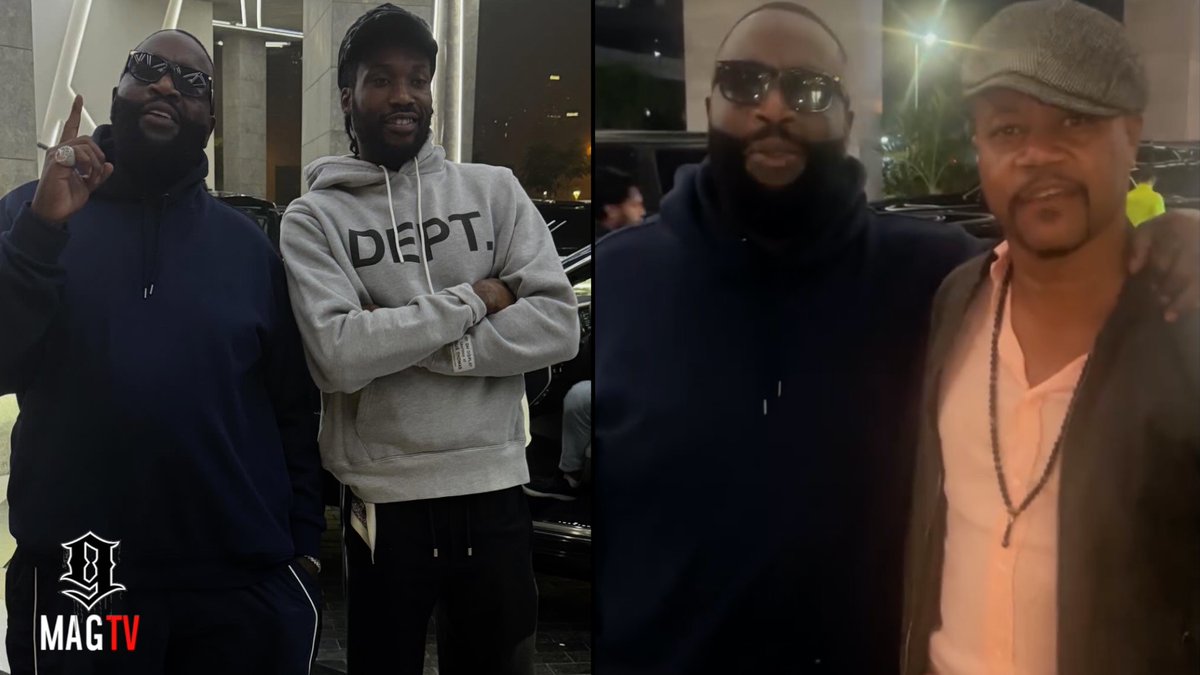 BlackInkChi's tweet image. SEE VIDEO HERE: youtu.be/0skuUQ_cVcA

Rick Ross Links Up Wit Meek Mill &amp;amp; Cuba Gooding Jr  During Tour In Dubai! 🎤

#rickross #meekmill #cubagoodingjr